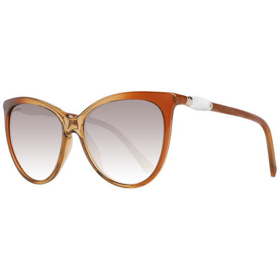 Swarovski Cat Eye Womens Light Brown Transparent Brown Gradient Sunglasses