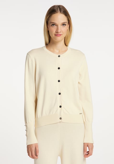 Dreimaster Vest Dames wolwit - Image 3
