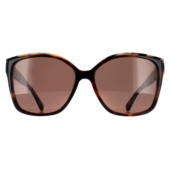 Michael Kors Square Womens Dark Tortoise and Cream Tortoise Brown MK2201 Malia