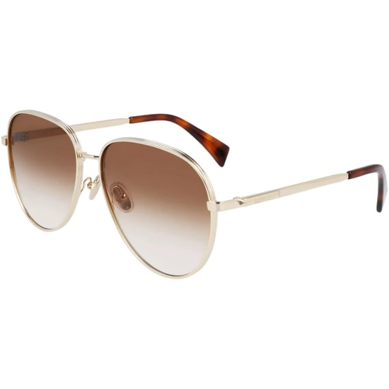 Lanvin gouden zonnebril gradint bruine lens - Image 1