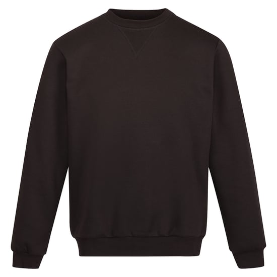 Regatta Mens Pro Crew Neck Sweatshirt (Black)