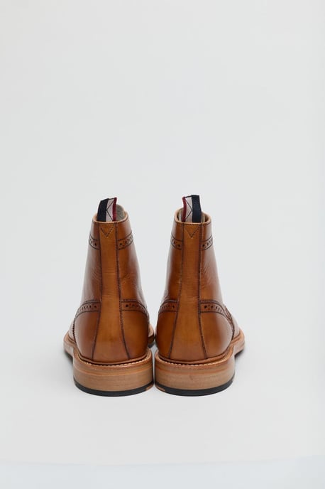 Ben Sherman Arthur Leder Heren Laarzen Bruin - Image 4