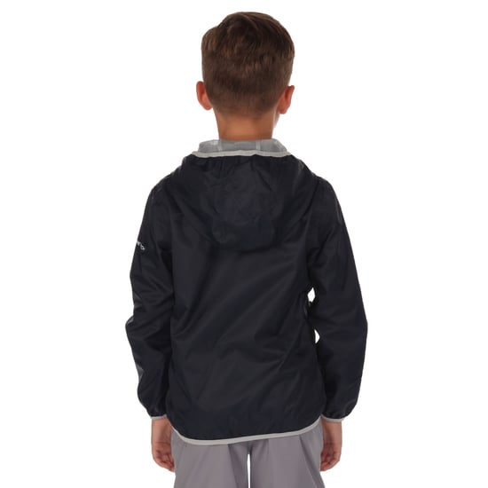 Regatta Groot Buitenshuis Kinderen/Kinderen Lever II Packaway Rain Jacket (Marine) - Image 2