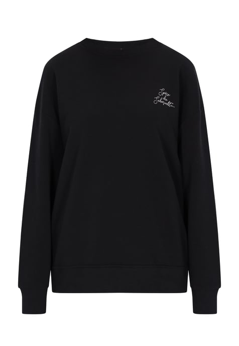 Dreimaster Sweatshirt Dames zwart - Image 1