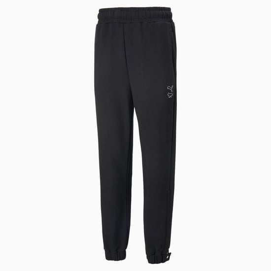 Puma x Maison Kitsune Black Stretch Waist Mens Track Pants 532326 01