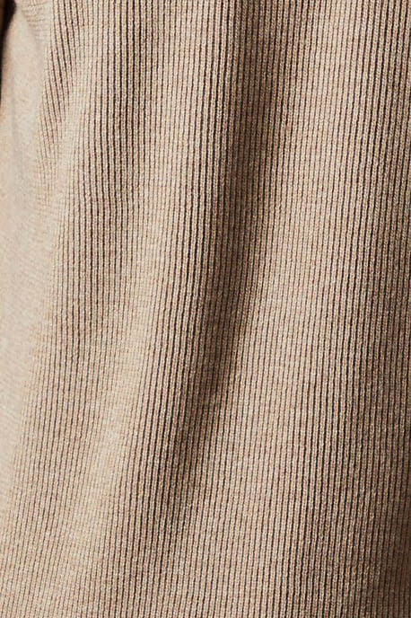 Fine Gauge Long Sleeve Zip Neck Knitted Polo
