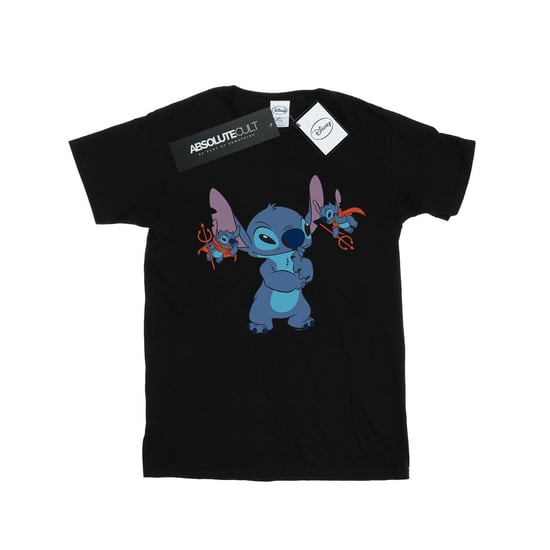 Disney Girls Lilo And Stitch Little Devils Cotton T-Shirt (Black)