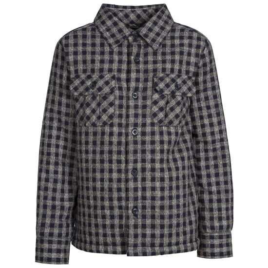 Trespass Childrens/Kids Average Long Sleeved Gingham Shirt (Navy Gingham)