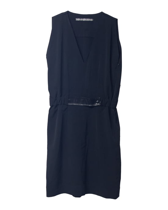 Balenciaga V-hals Sheath jurk in zwart triacetaat - Image 5