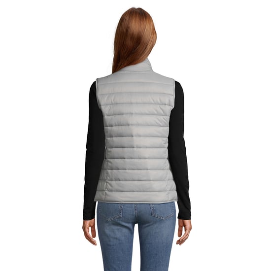 SOLS Dames/Dames Wave Lichtgewicht Bodywarmer (Metaalgrijs) - Image 2