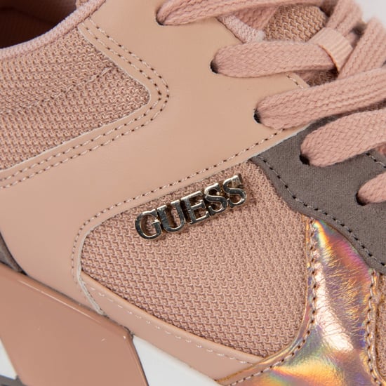 Guess damessneakers in nude - Image 6