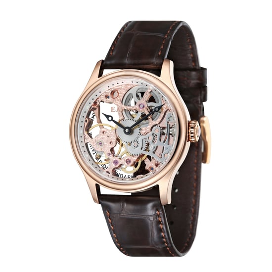 Thomas Earnshaw Bauer Men's Automatic Pink Gold Watch ES-8049-03