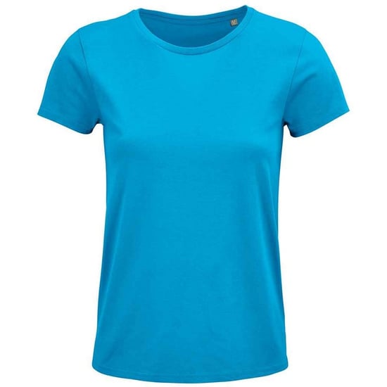 SOLS Dames/dames Crusader Organisch T-shirt (Aqua Blauw) - Image 1