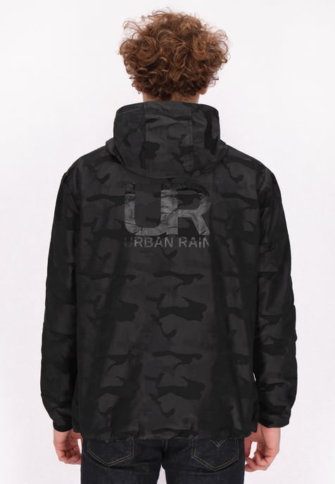 Schmuddelwedda Slip-on jas Heren Grijze camouflage - Image 5