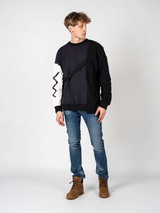 Nicolo Tonetto blouse Lien Mannen zwart - Image 2