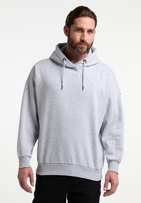 Dreimaster hooded jumper Heren licht grijs melange - Image 2