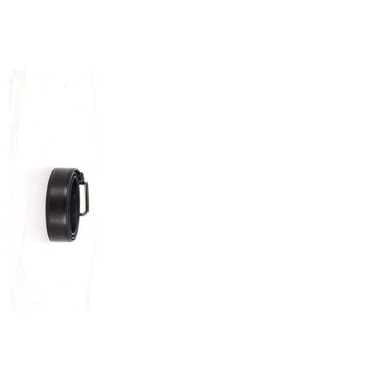 Prada Silver Buckle Belt in Black Leather - Image 6
