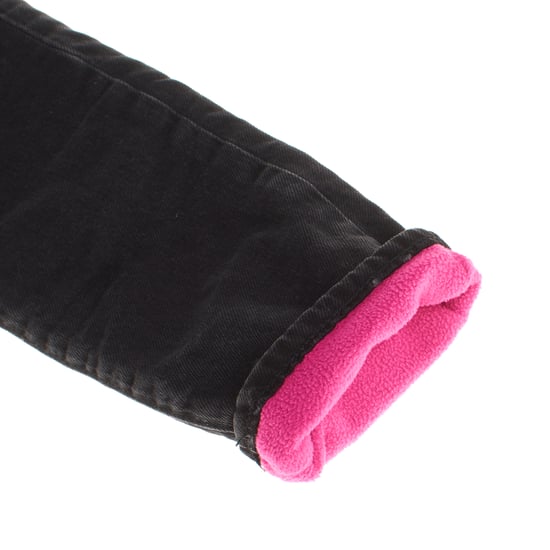 Straight leg fleece lined jeans 502061 girls