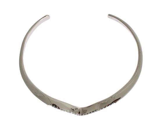 Nialaya Women's Skyfall CZ 925 Silver Bangle Bracelet