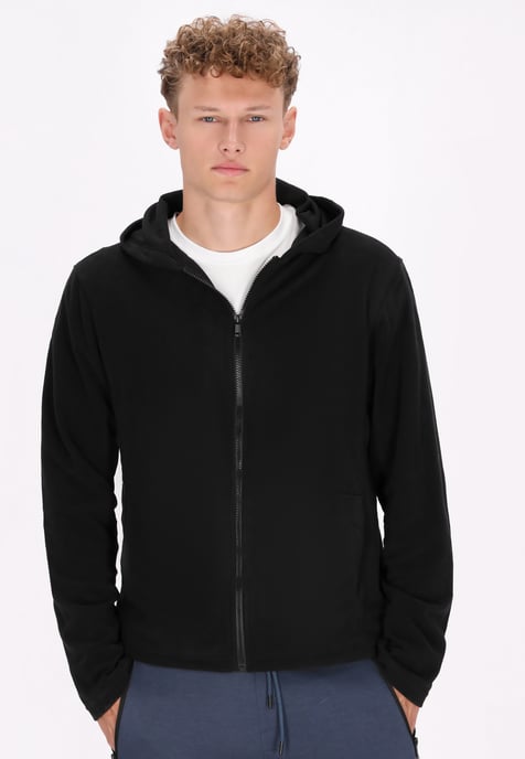 Mo Fleece jas Heren zwart - Image 3
