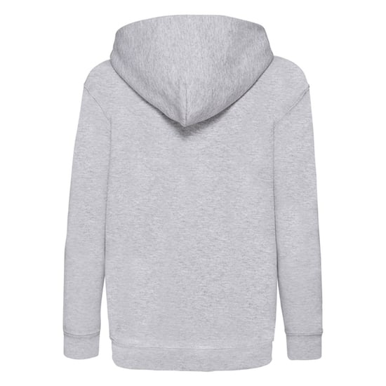 Fruit of the Loom Kinder/Kids Klassieke Effen Hoodie (Heide Grijs) - Image 2
