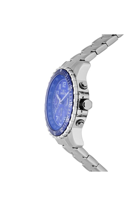Invicta Specialty 6621 Heren Horloge - Quartz Uurwerk - Roestvrij Staal met blauwe Wijzerplaat - 45mm - Image 3