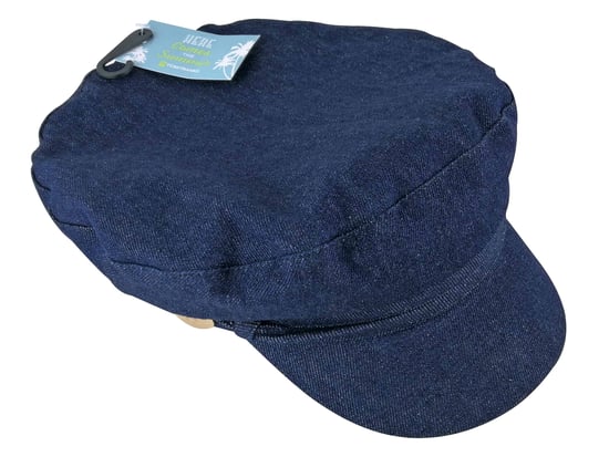 Dames denim / corduroy piek Baker Boy hoed - Blauw - Image 2