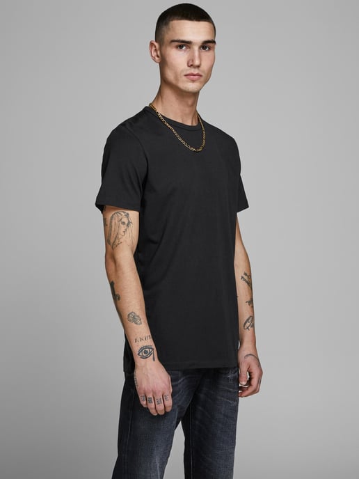 Jack & Jones Pakket van 2 Heren Katoenen T-Shirt O-Hals - Image 5