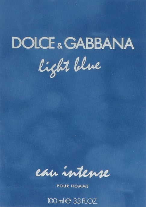 D&G Light Blue Eau Intense Pour Homme Edp Spray 100ml. - Image 2