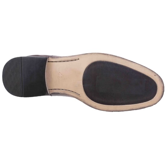 Cotswold Heren Corsham Town Leather Pull On Casual Chelsea Ankle Boots (Donkerbruin) - Image 3