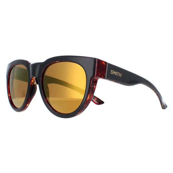 Smith Round Unisex Grey Brown Mirror Polarised Crusader