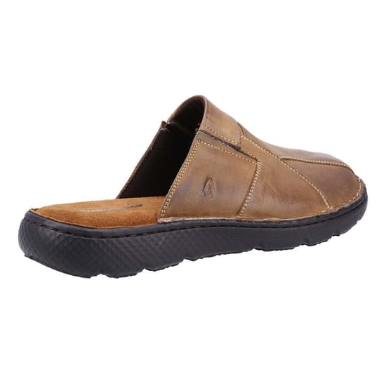Hush Puppies Heren Carson Leren Muiltjes (Olijf) - Image 4
