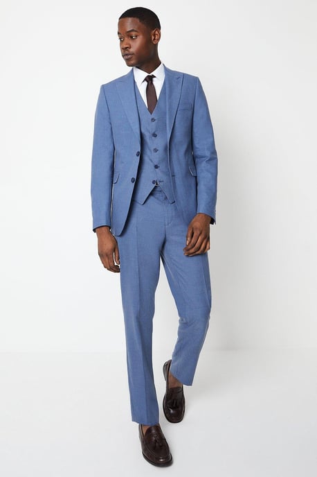 Slim Fit Peak Lapel Wedding Suit Trouser