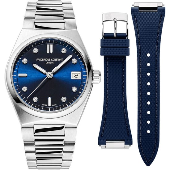 Frédérique Constant Highlife Dames Zilveren Horloge FC-240ND2NH26B - Image 1