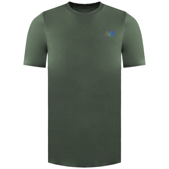 New Balance Q Speed Jacquard Heren Groen T-Shirt - Image 1