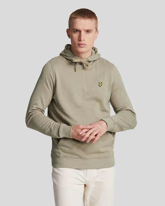 Heren Pullover Hoodie in Groen - Image 1