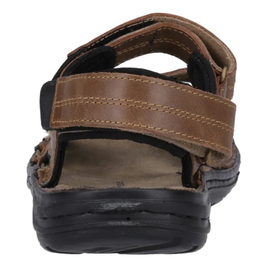 Hush Puppies Heren Alistair Leren Sandalen (Tan) - Image 2