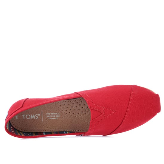 Women's Toms Classics Canvas Pumps in Red