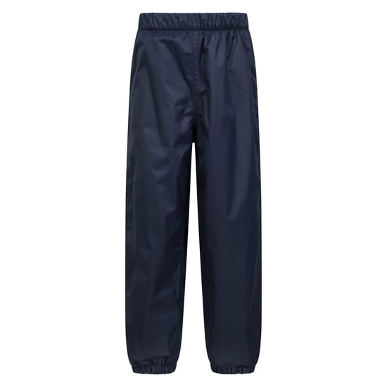 Mountain Warehouse Waterdichte kinder/kinder fleece gevoerde broek (Marine) - Image 1