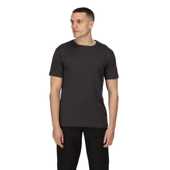 Regatta Mens Pro Reflective Moisture Wicking T-Shirt (Seal Grey)