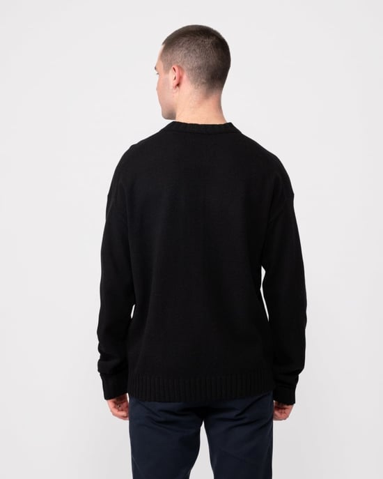 HUGO San Cassio Mens Stacked Logo Sweater - Image 4