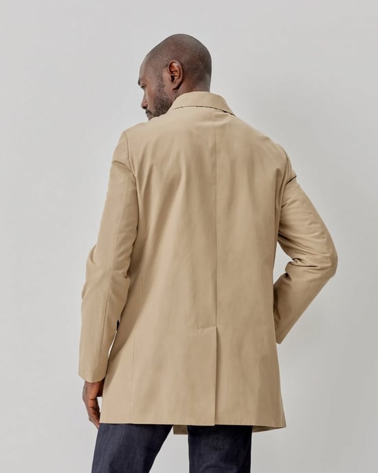 Oliver Sweeney Huntingfield Mens Showerproof Cotton Mac - Image 4