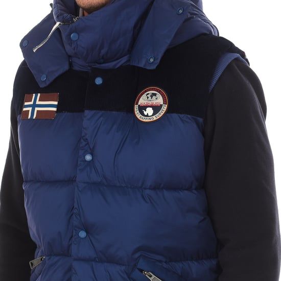 ANTERO corduroy inner padded vest N0YIZH man