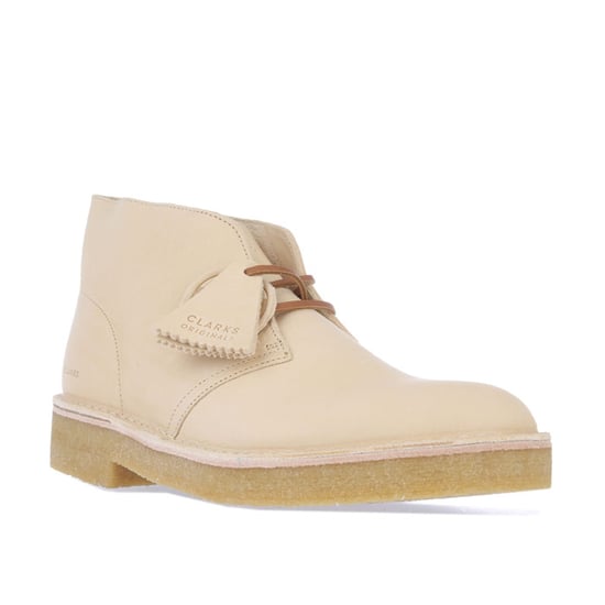 Men's Clarks Originals Desert Boot 221 Leather Boots in Natural - Image 2