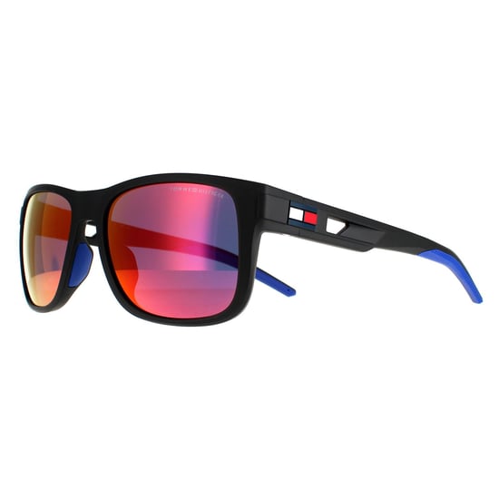 Tommy Hilfiger Wrap Mens Matte Black Grey Infrared TH 1913/S