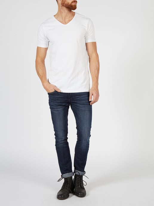 Petrol Industries - 2-pack Basic T-shirt V-Neck Men - White