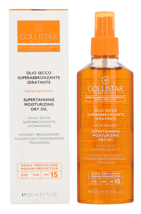 Collistar Supertanning Dry Oil SPF 15 200ml. - Image 3