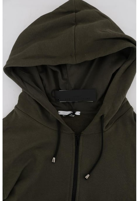 Daniele Alessandrini Heren Groene Volledige Ritssluiting Hoody Katoenen Trui - Image 5