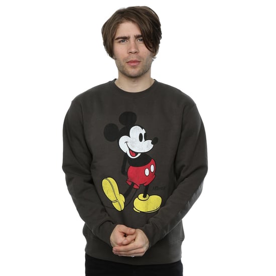 Disney Heren Mickey Mouse Classic Kick Sweatshirt (Licht Grafiet) - Image 2