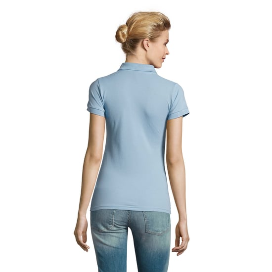 SOLS Dames/Dames Perfect Poloshirt (Hemelsblauw) - Image 2